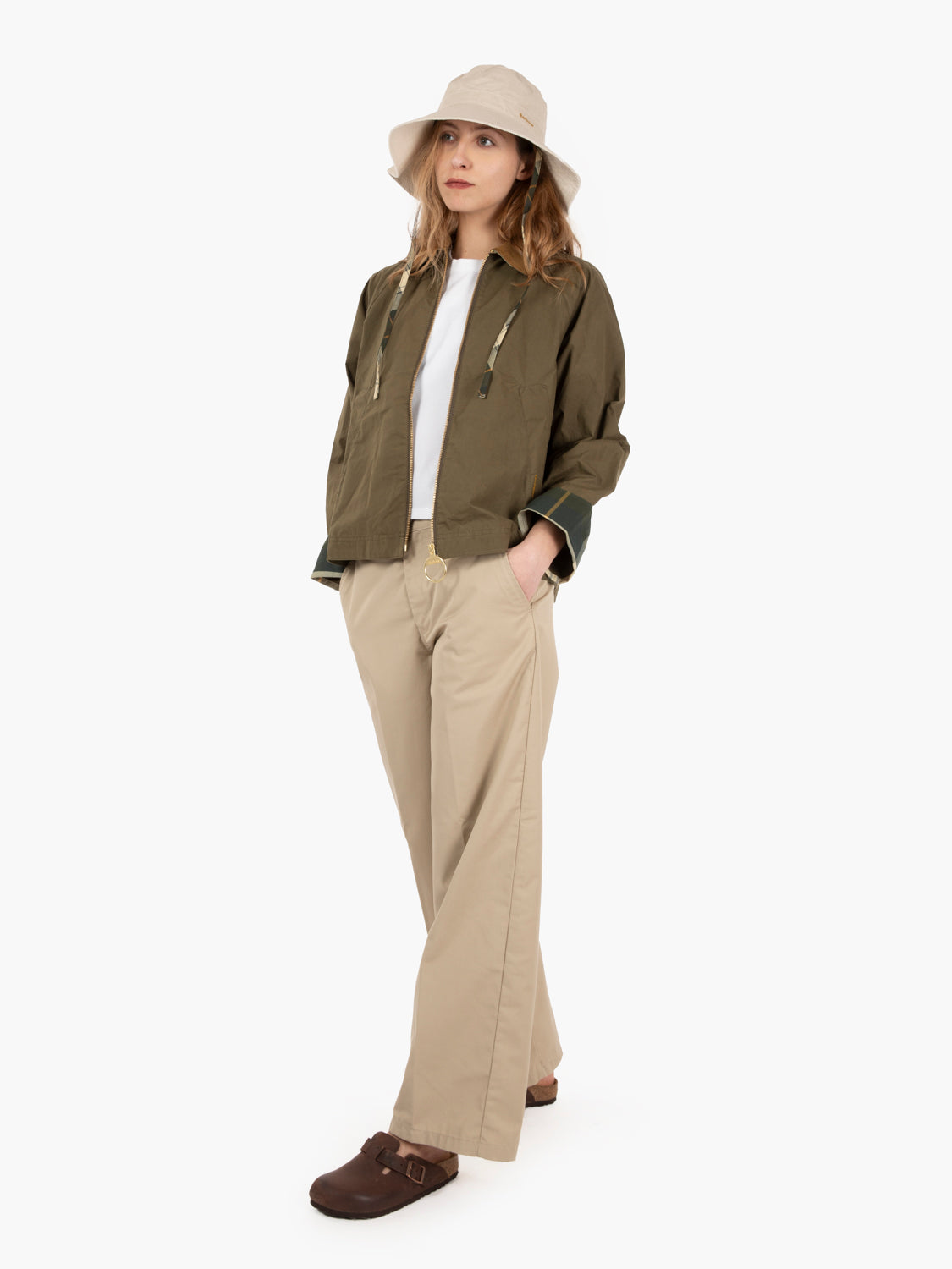 Catlin showerproof jacket dusty green