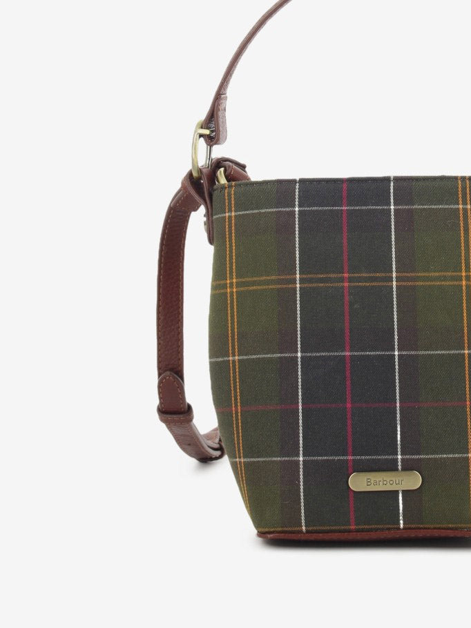 Cedar mini tartan bucket bag classic tartan
