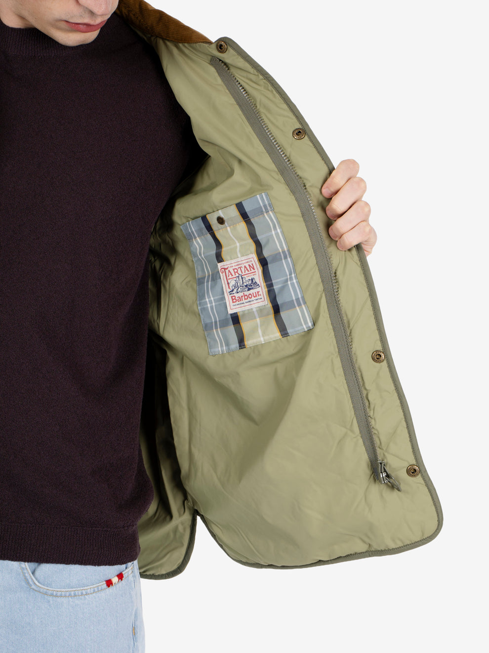 City Bedale Quilted jacket dusty olive