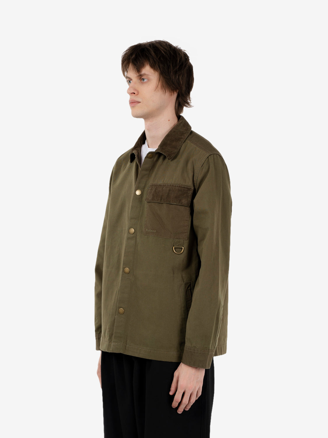 Declan Overshirt patch ivy green