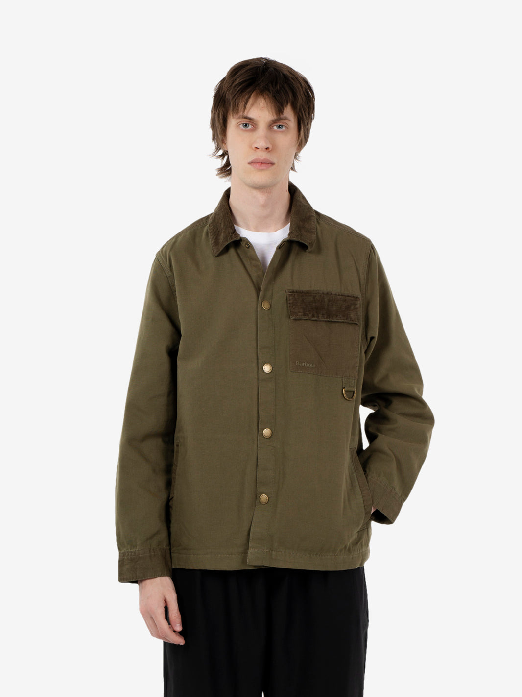 Declan Overshirt patch ivy green