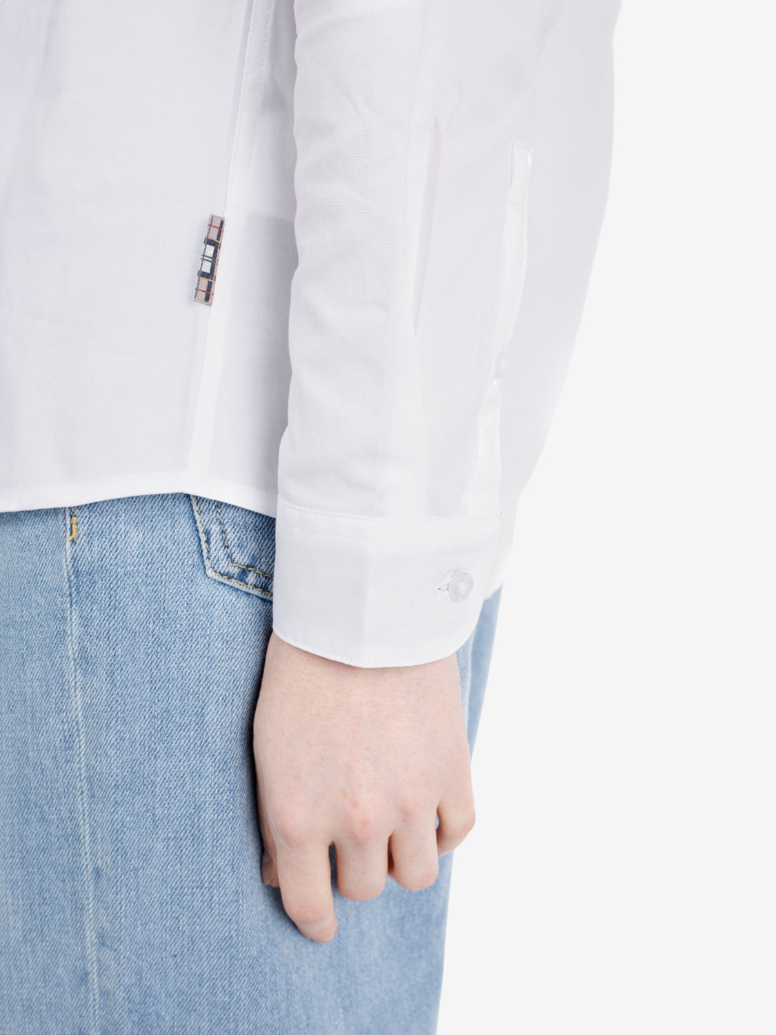 Derwent shirt white / hessian tartan