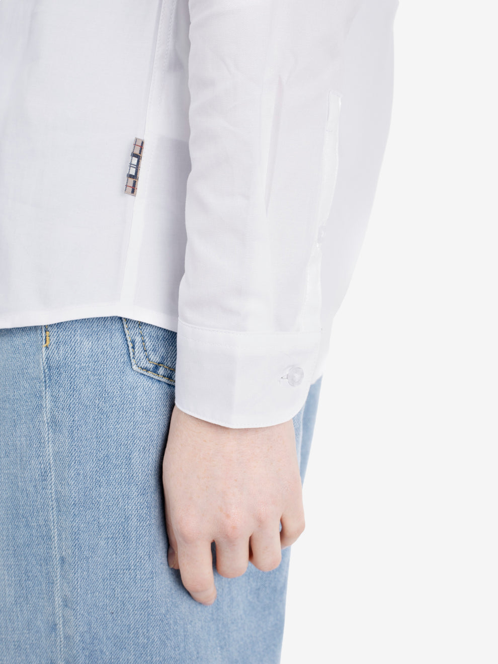 Derwent shirt white / hessian tartan