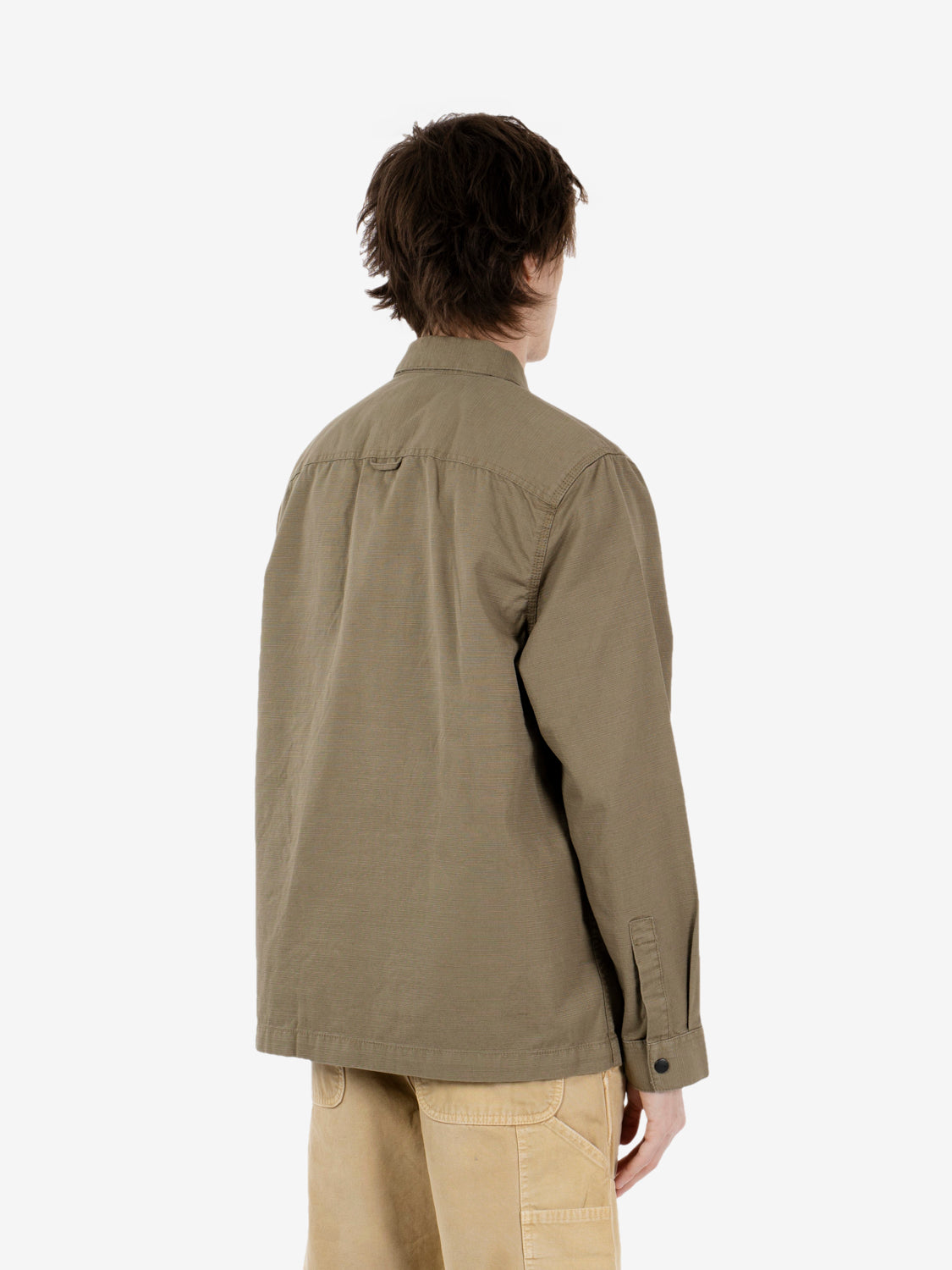 Draftmen overshirt grey olive