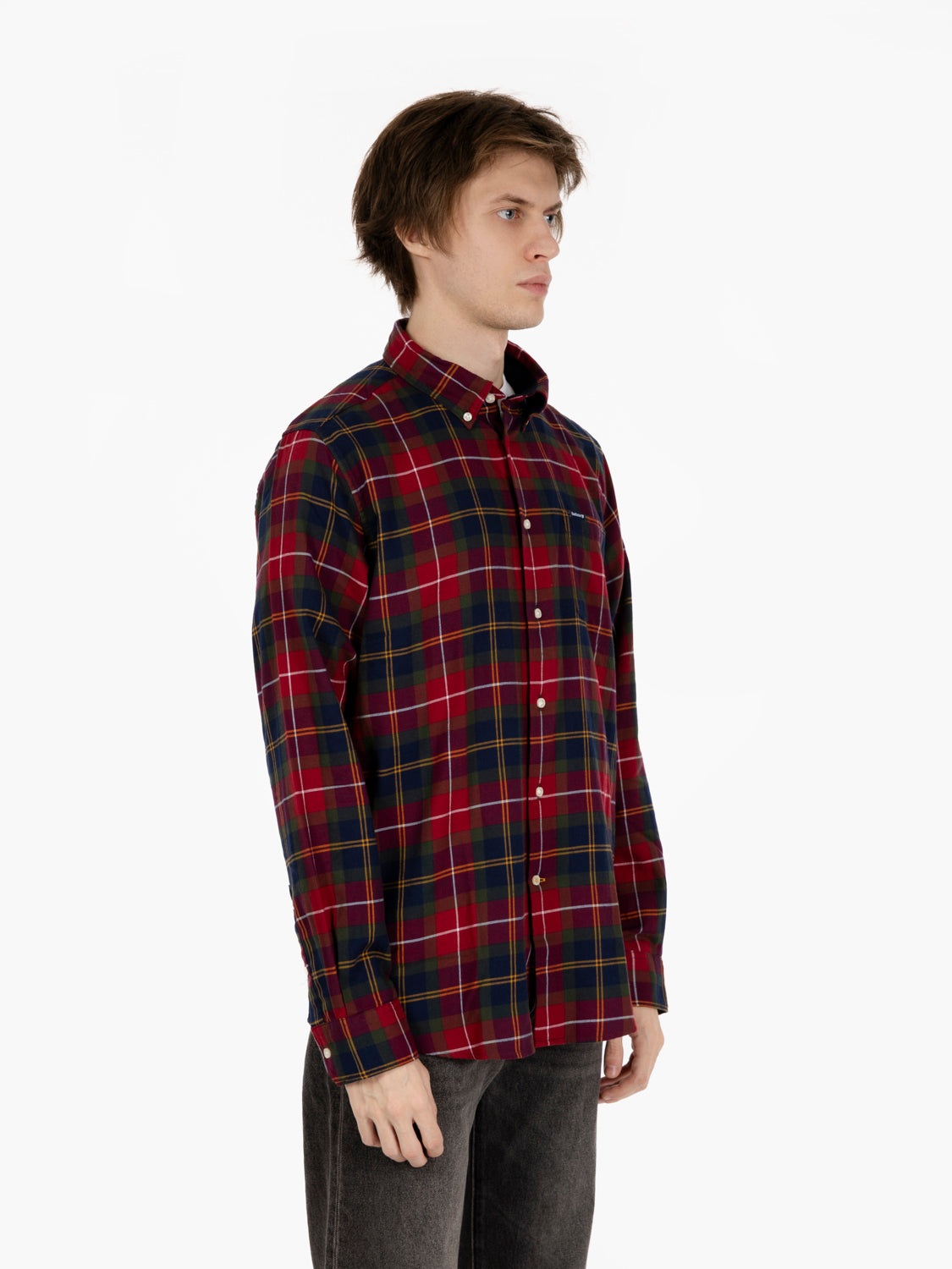 Fortose tailored shirt wintberry tartan