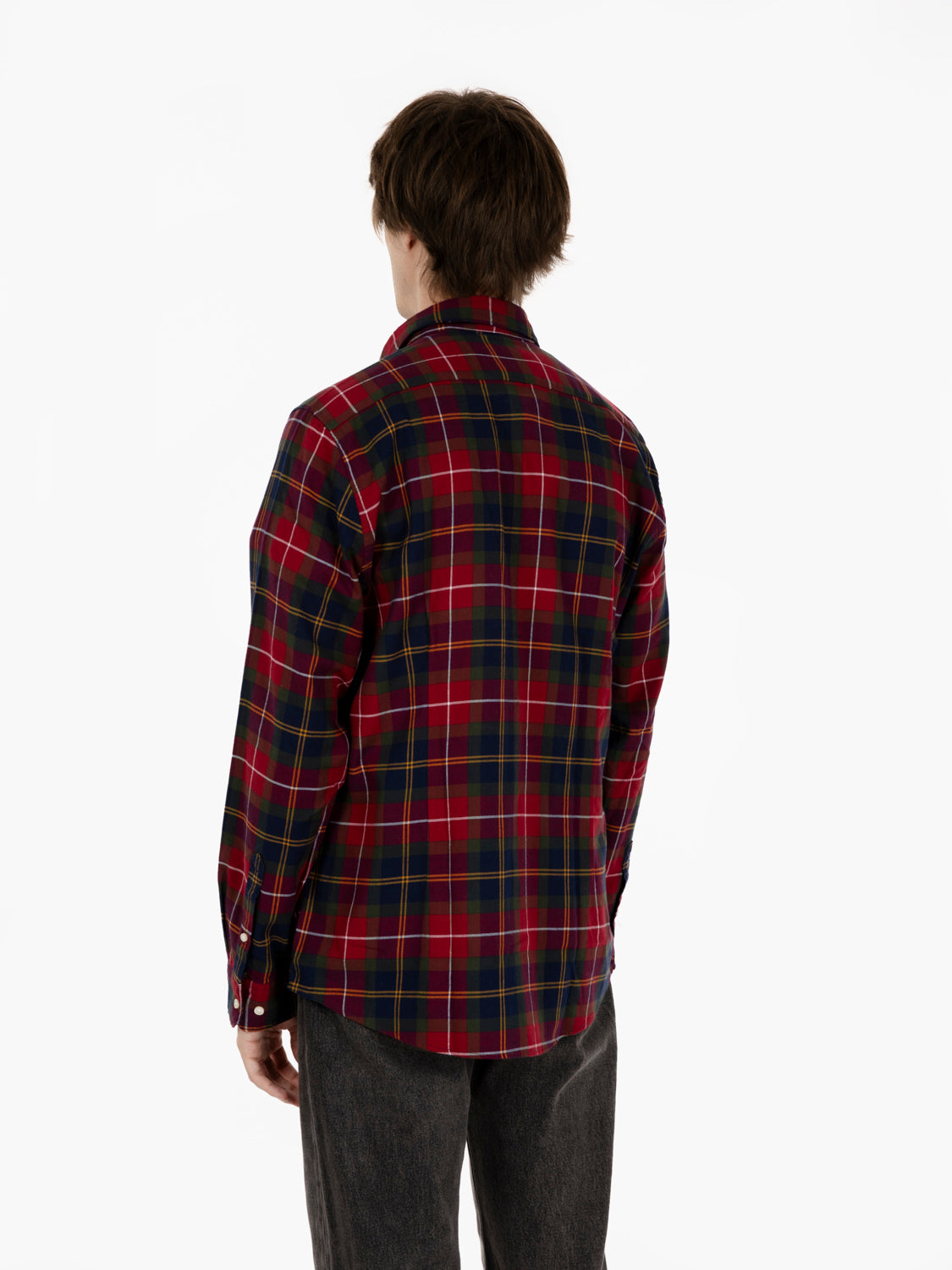 Fortose tailored shirt wintberry tartan