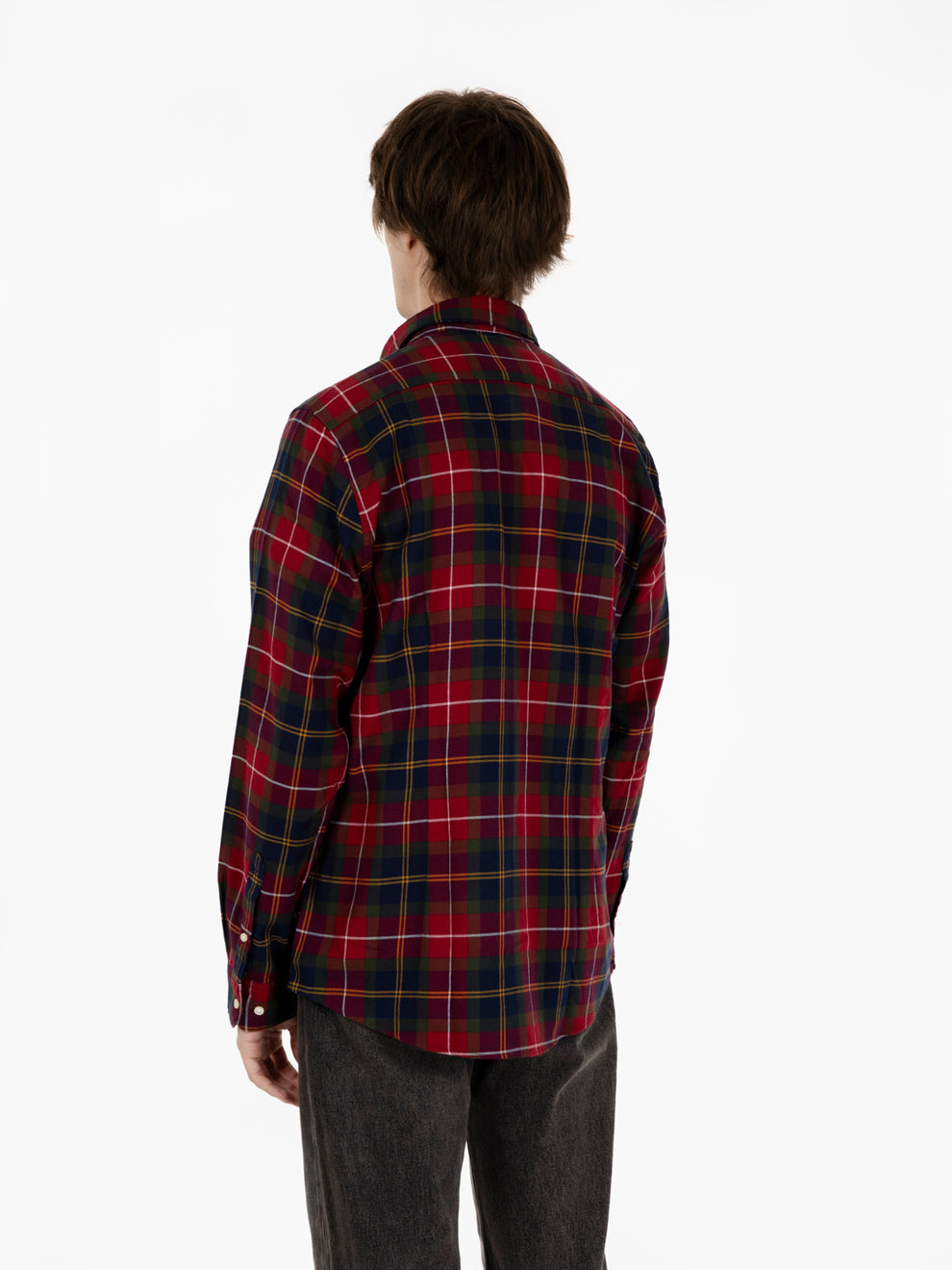Fortose tailored shirt wintberry tartan