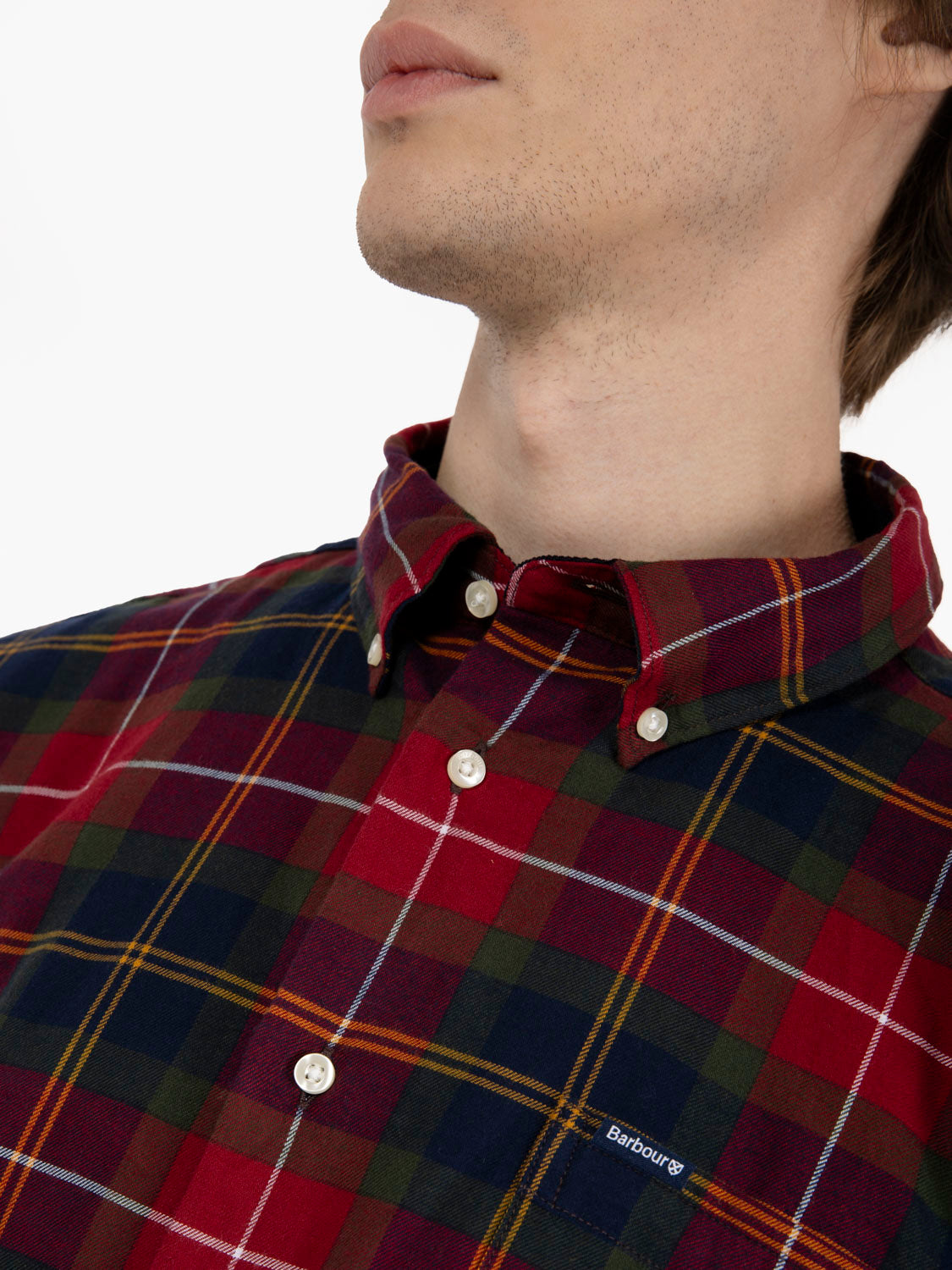 Fortose tailored shirt wintberry tartan