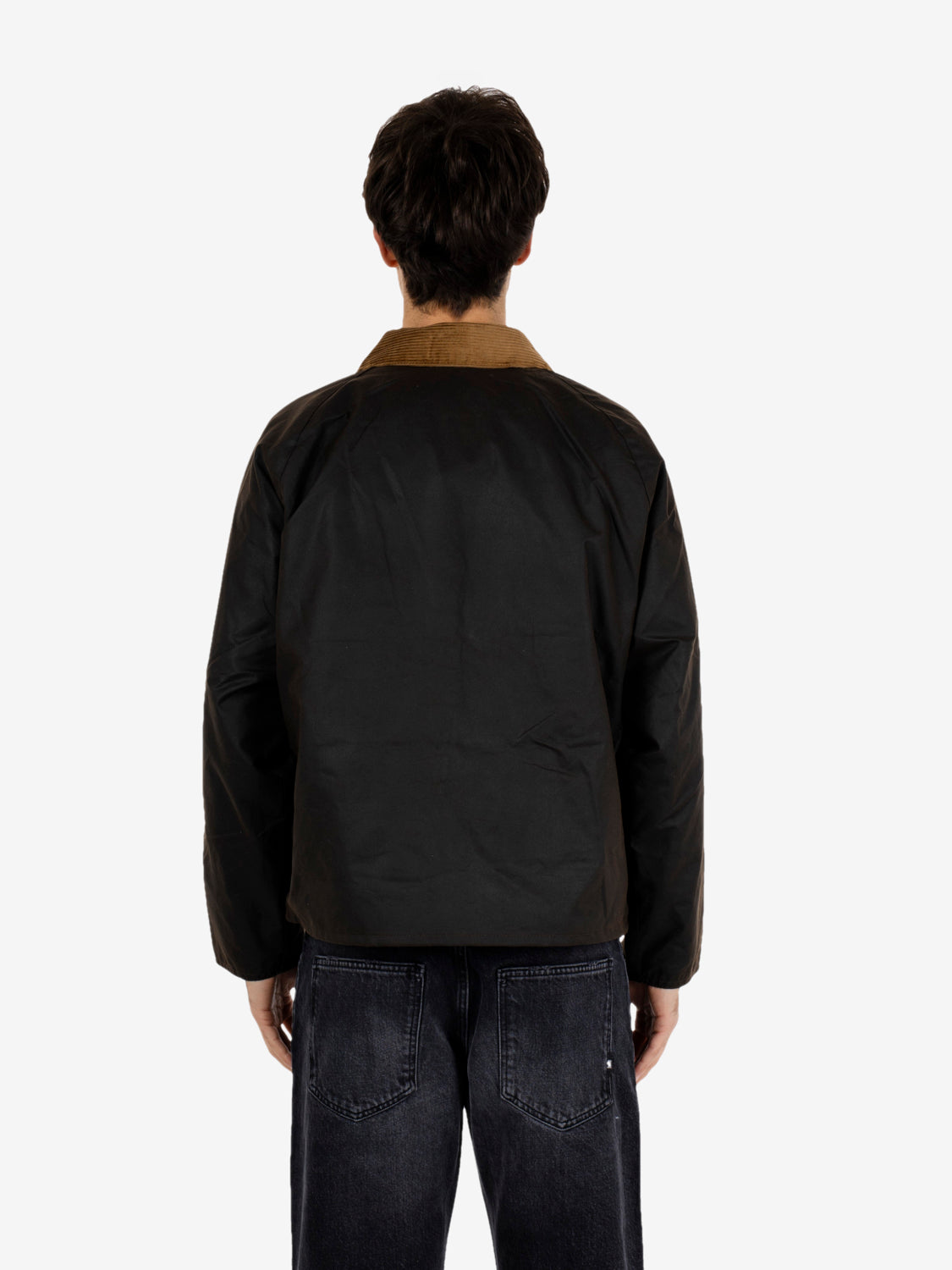 Four pocket Transort Wax jacket dark brown