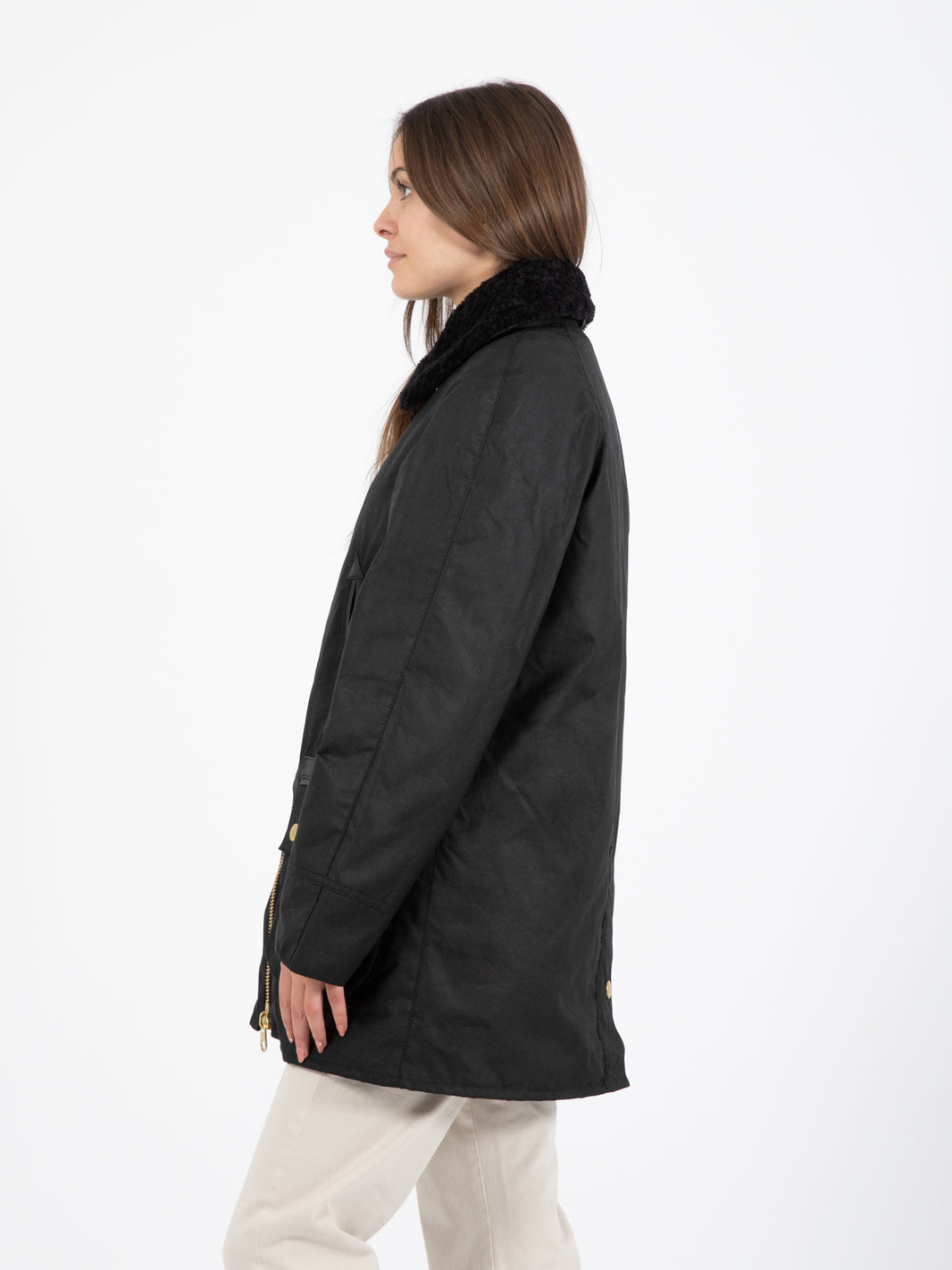 Giacca Arncliffe wax b lack / sage