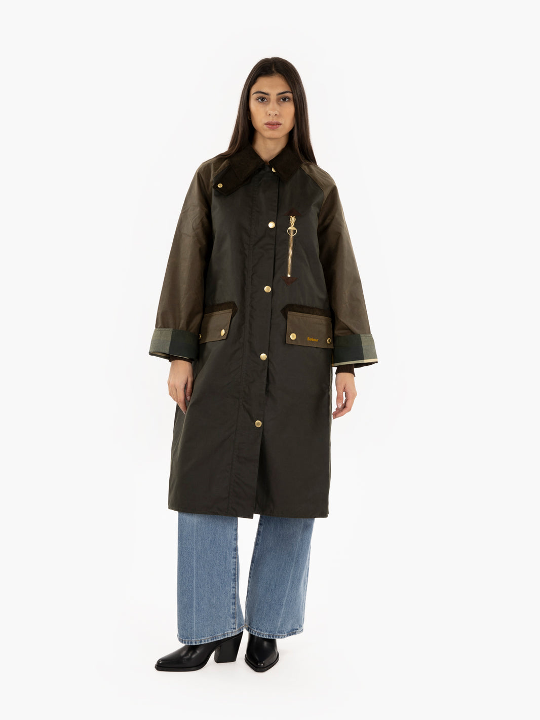 Giacca Evette Wax verde