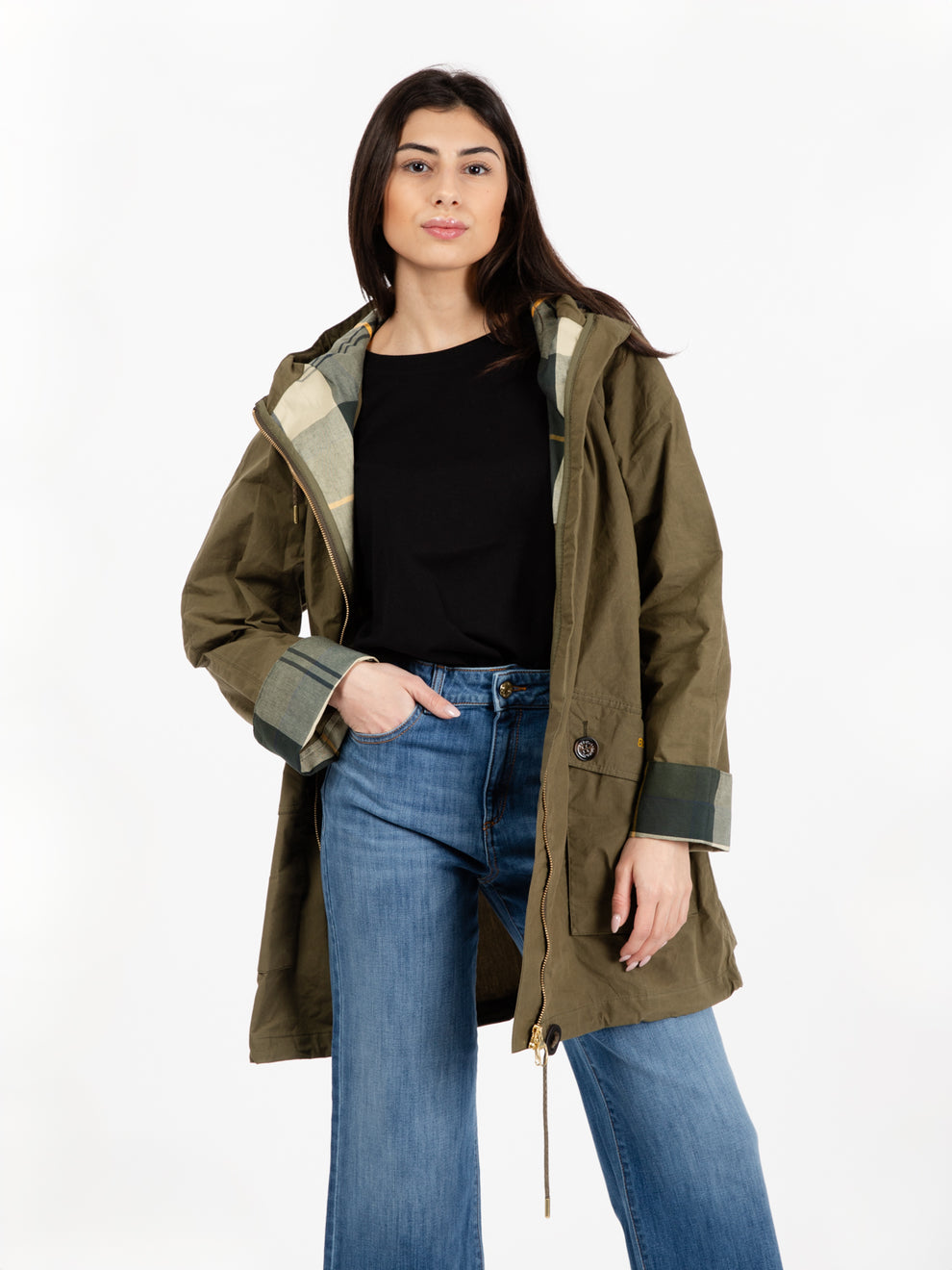 Keldy showeroroof dusky green jacket