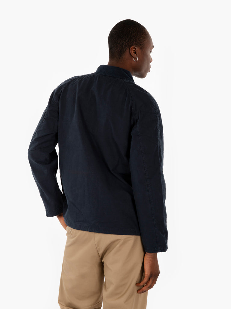 BARBOUR - Giacca utility casual Chore navy