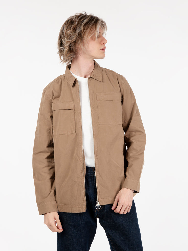 BARBOUR - Glendale overshirt military brown