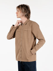 BARBOUR - Glendale overshirt military brown