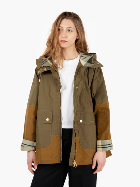 Hayley Showerproof Jacket Dusky Green