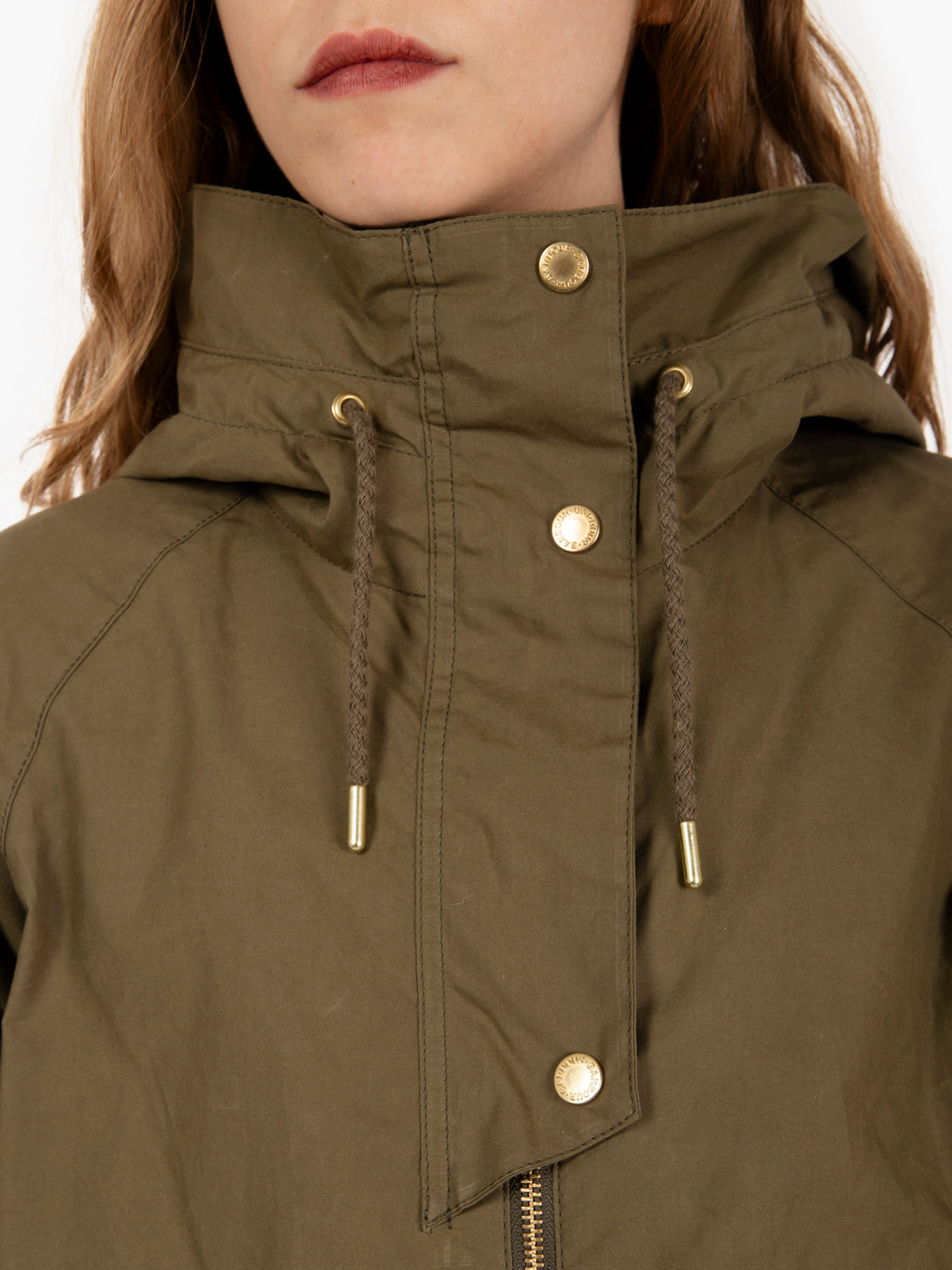 Hayley Showerproof Jacket Dusky Green
