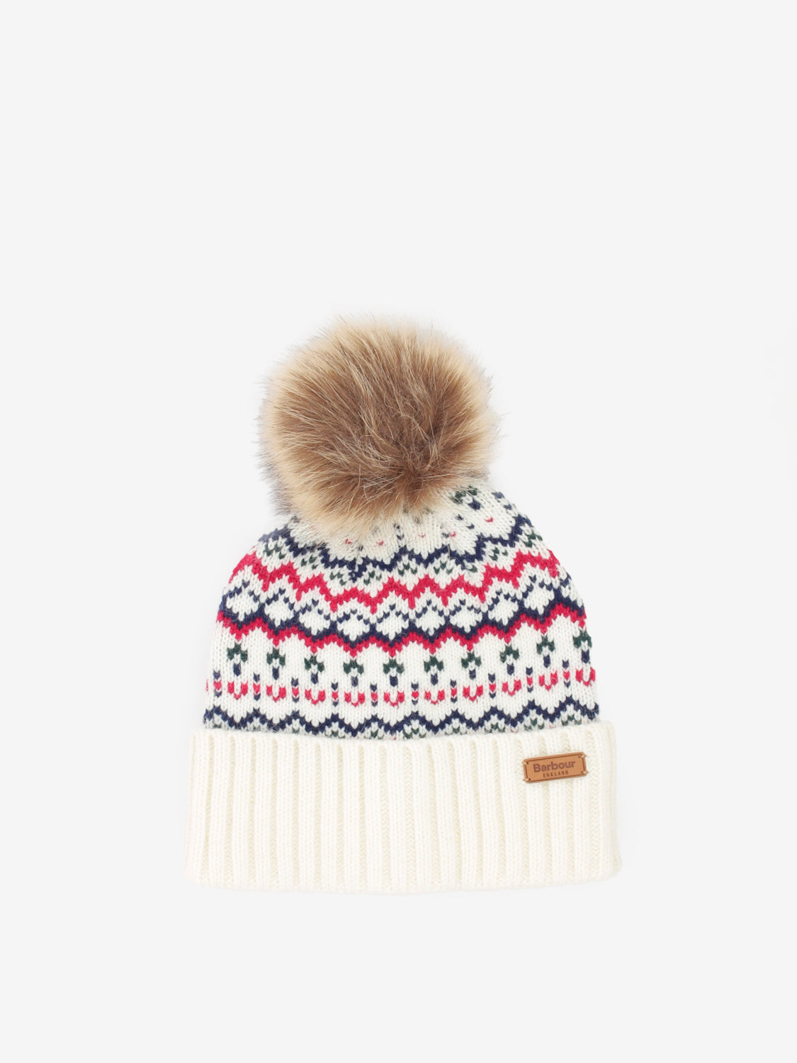 Holly Beanie Gloves gift set antique white
