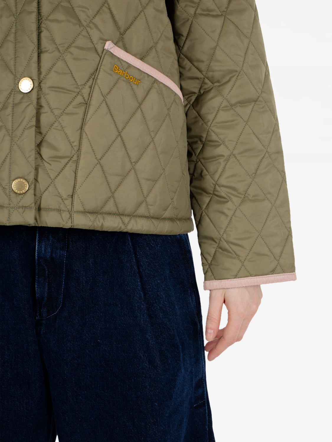 Icons Cropped Liddesdale quilted jacket