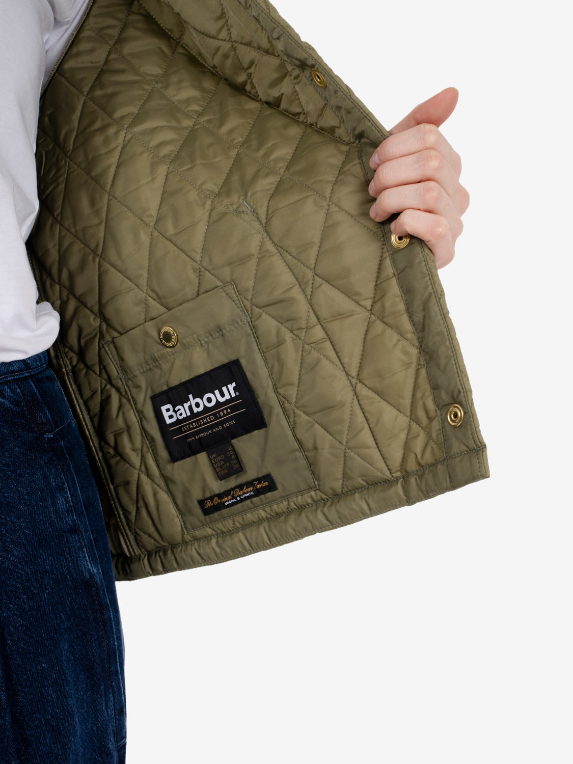 Icons Cropped Liddesdale quilted jacket