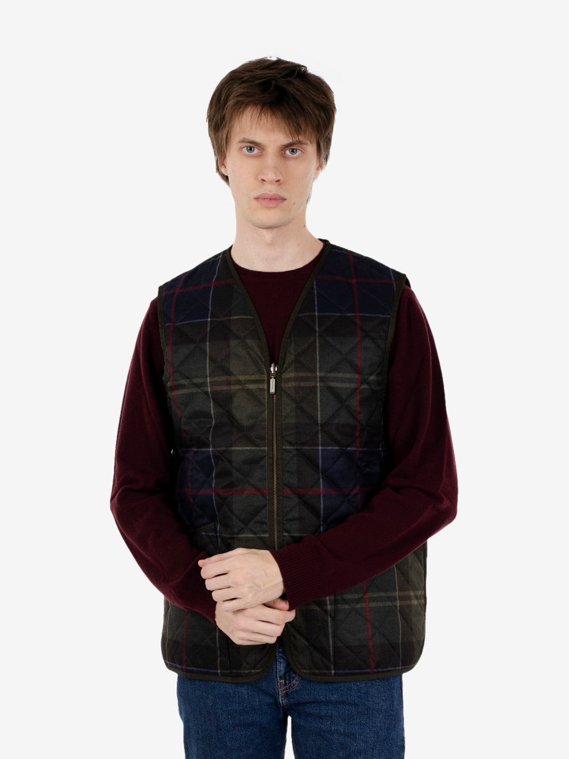 Icons Tartan Quilted Liner Classic tartan olive