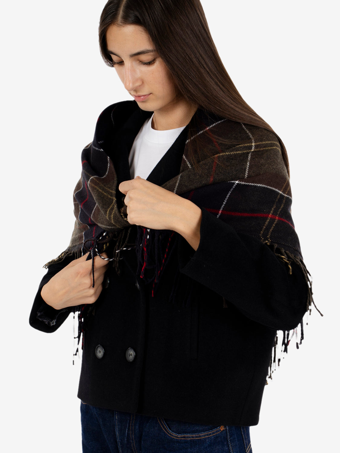 Kirkless scarf classic tartan