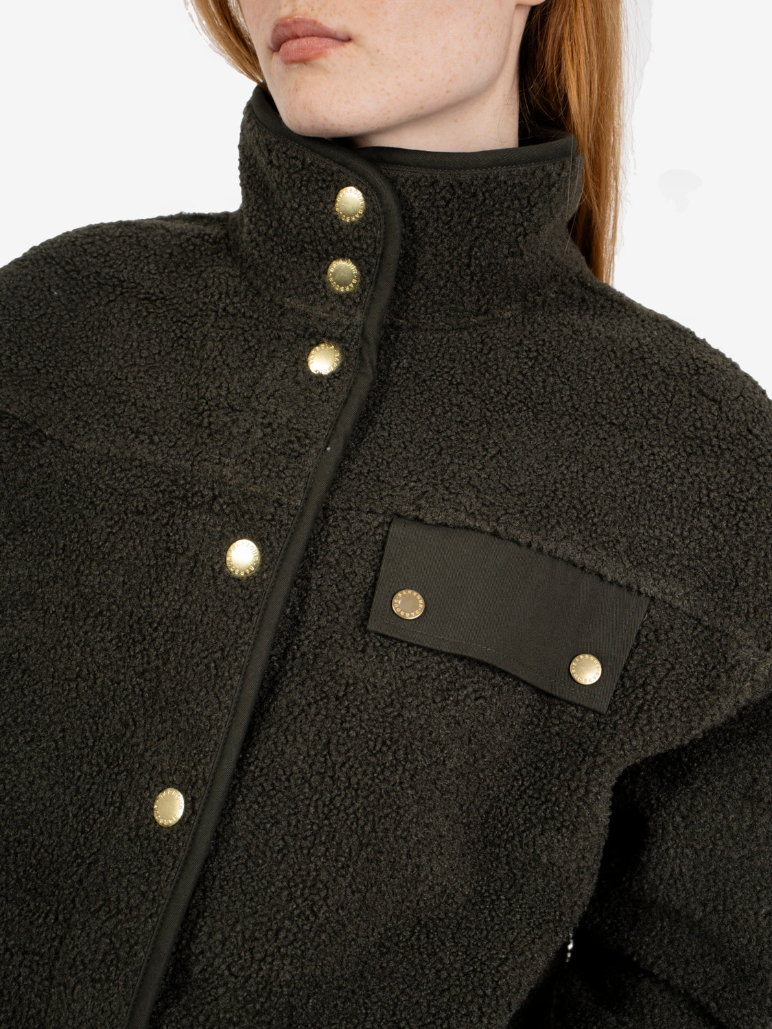 Mabel Fleece olive