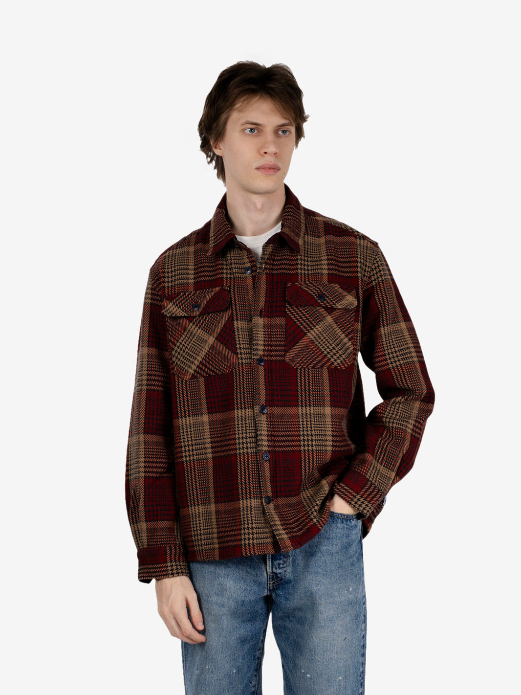 Camicia rilassata Millom rossa