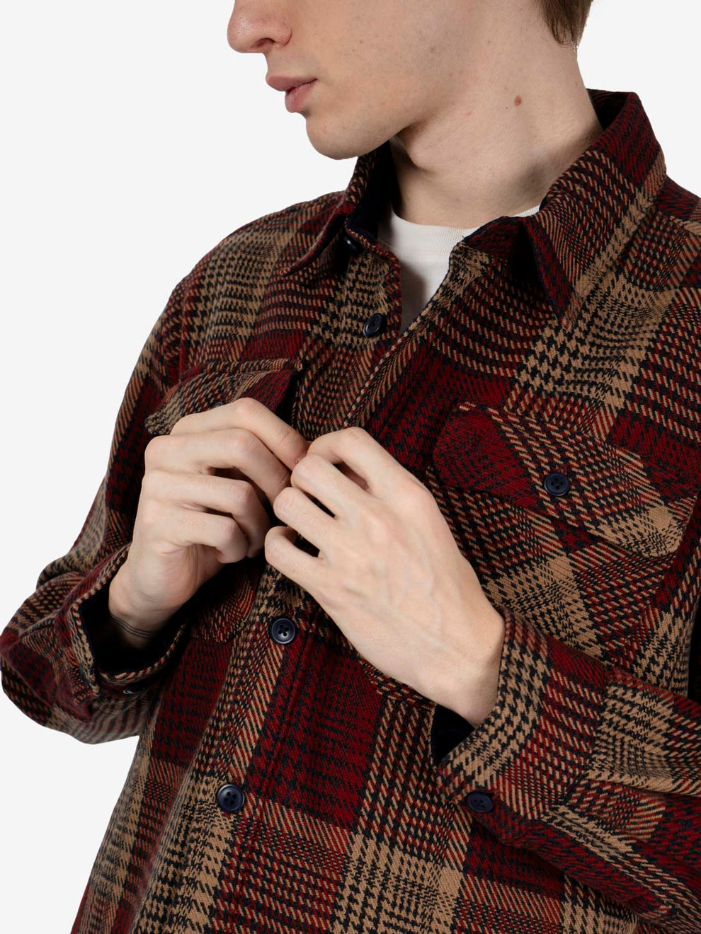 Millom relaxed shirt red
