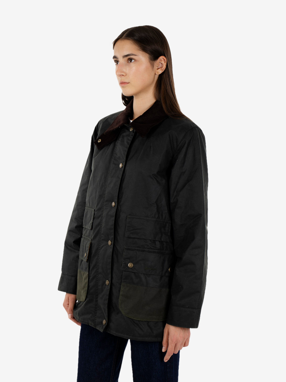 Modern Border Wax jacket sage