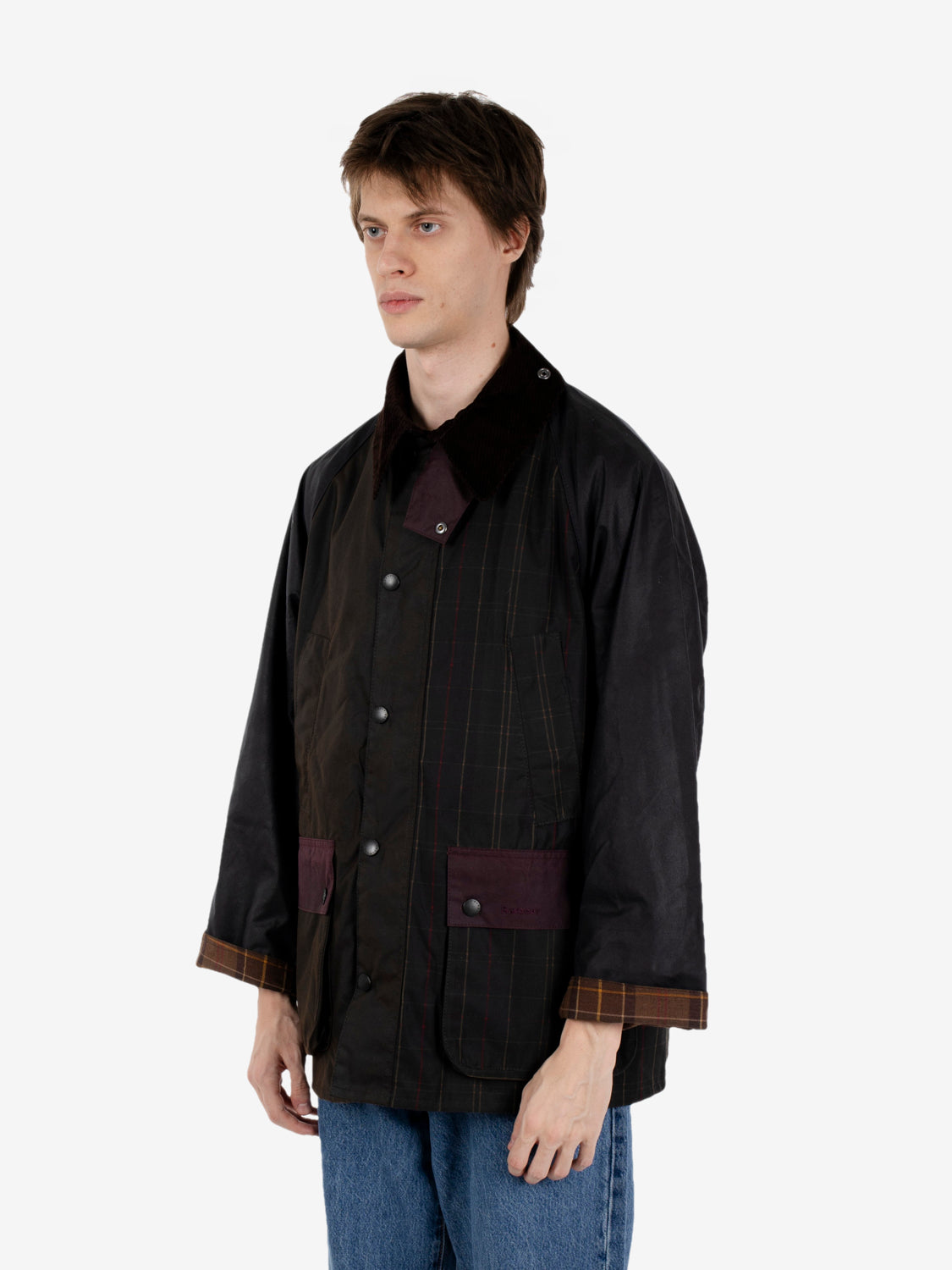 Patchwork OS Bedale Wax jacket