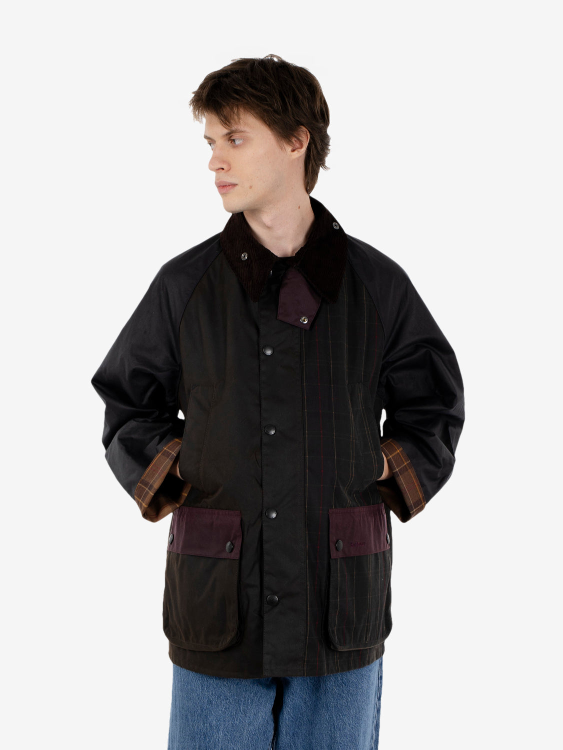 Patchwork OS Bedale Wax jacket