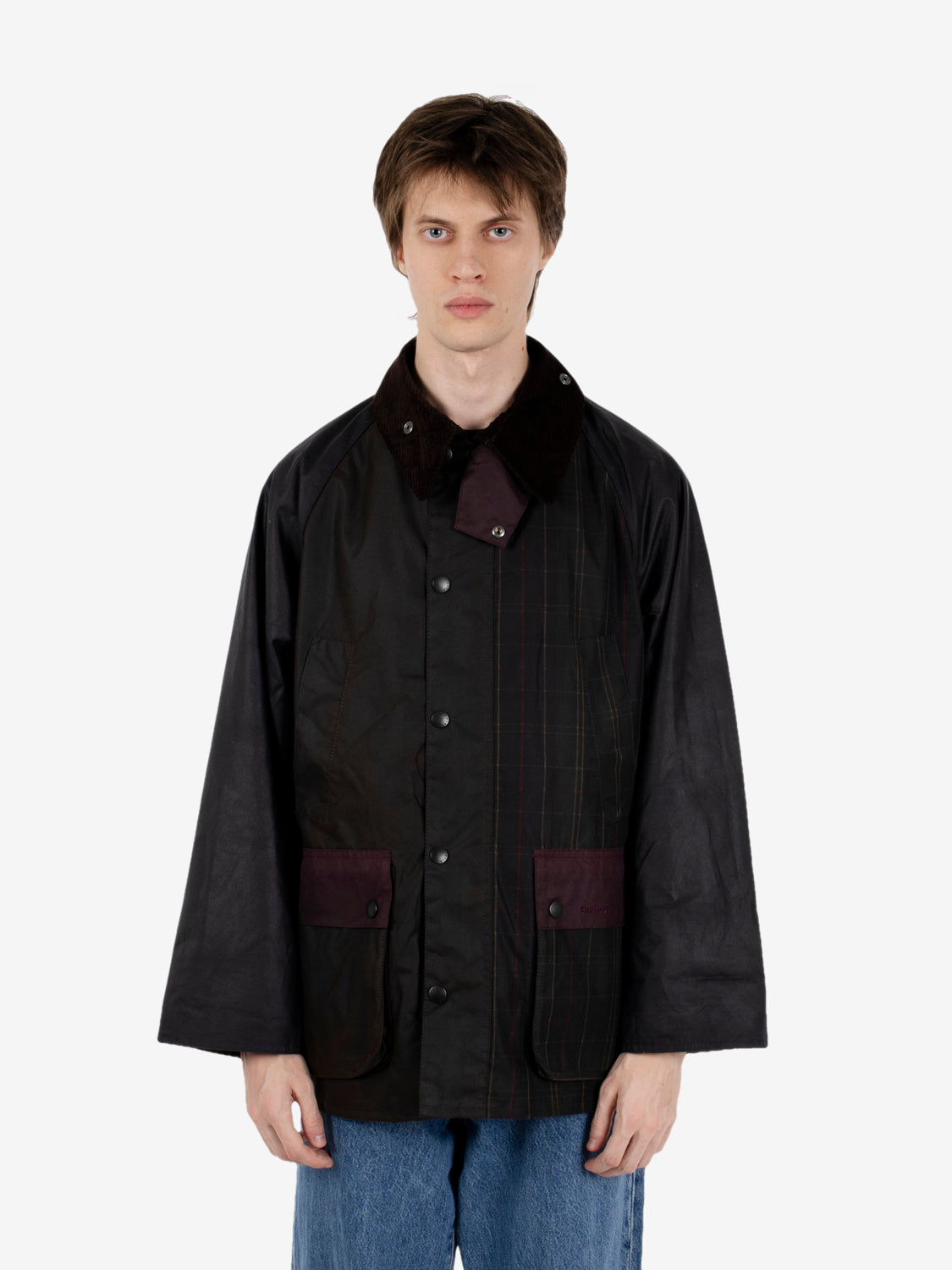 Patchwork OS Bedale Wax jacket