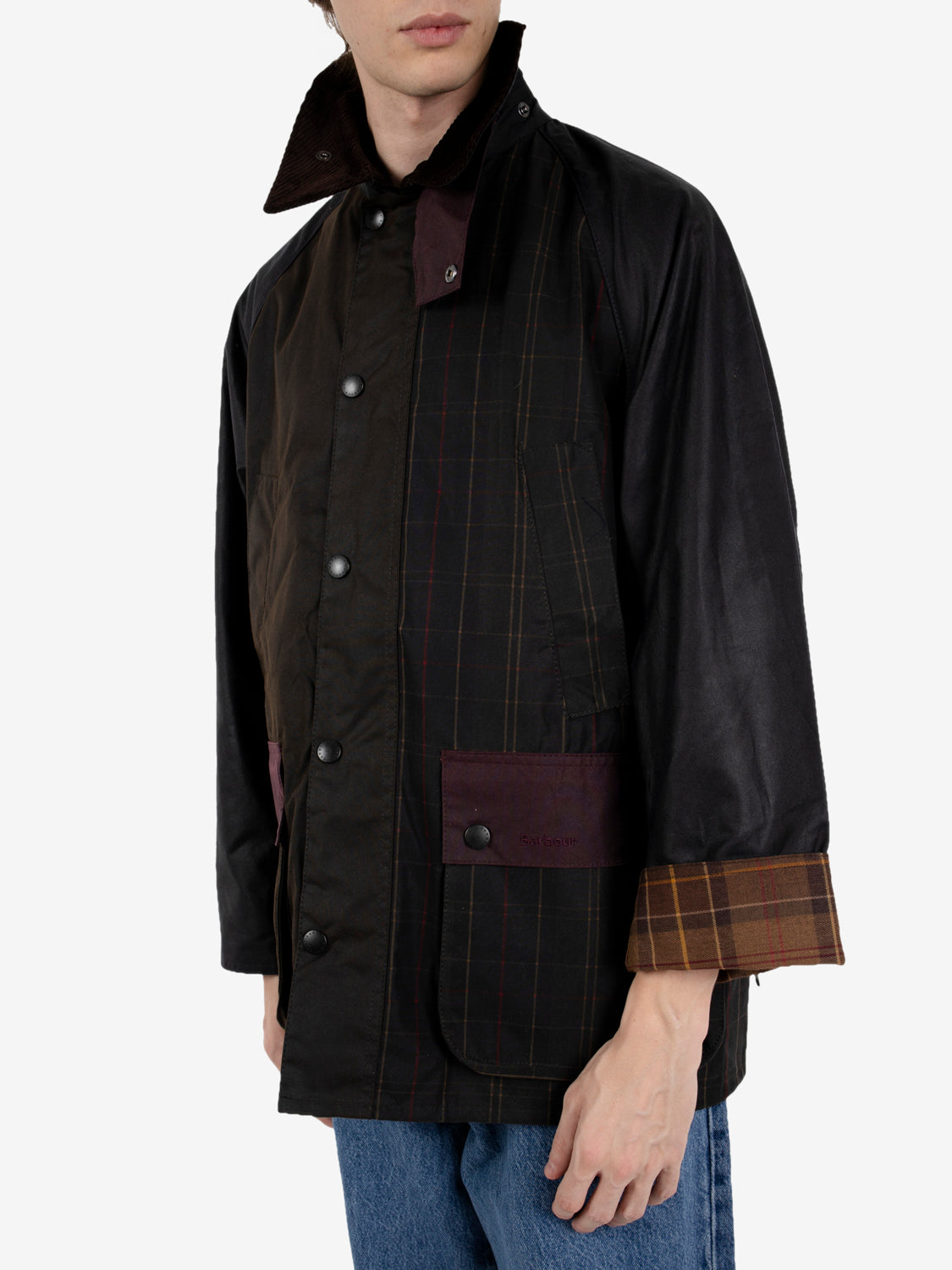 Patchwork OS Bedale Wax jacket