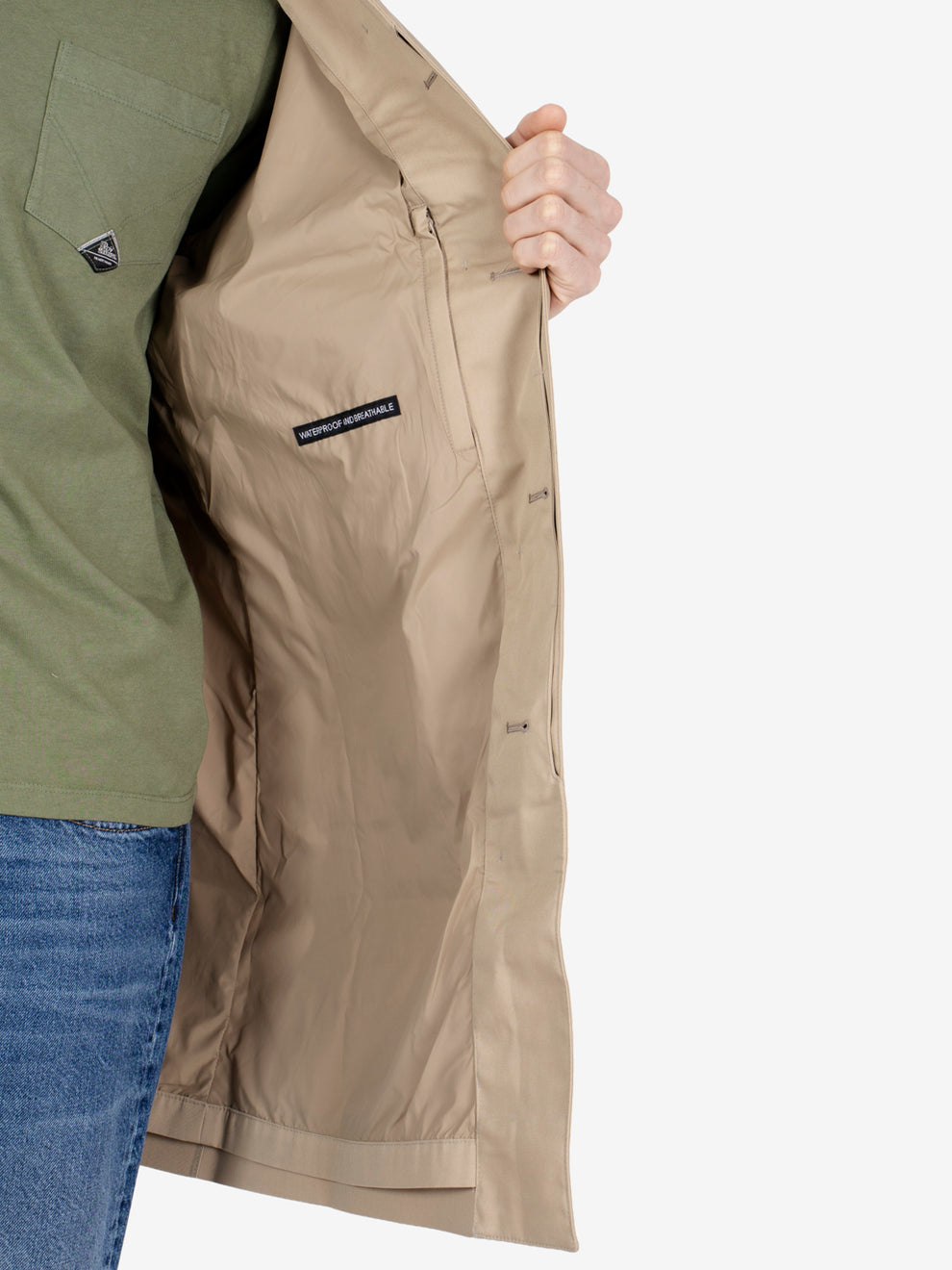 Roking Waterproof jacket Washed Stone / Highland Loch