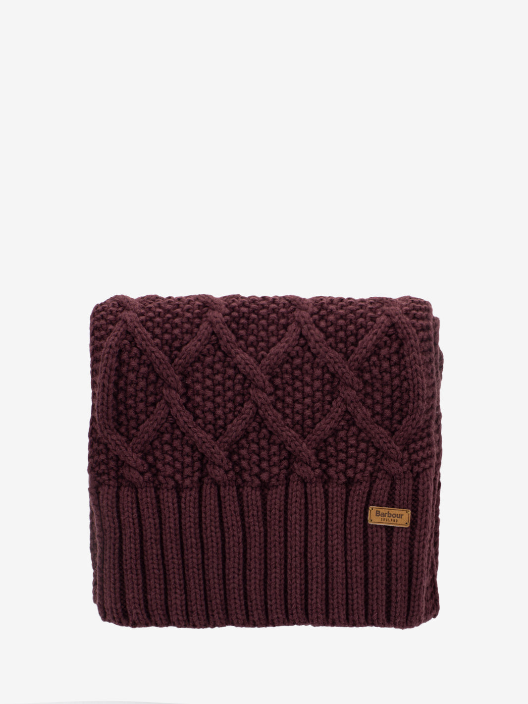 Ridley Cabernet Hat and Scarf Set