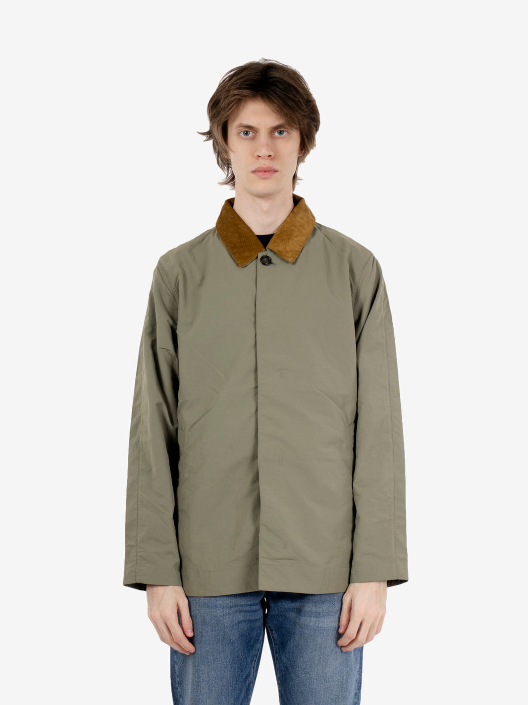 Short Rokig Showerproof jacket dusty olive
