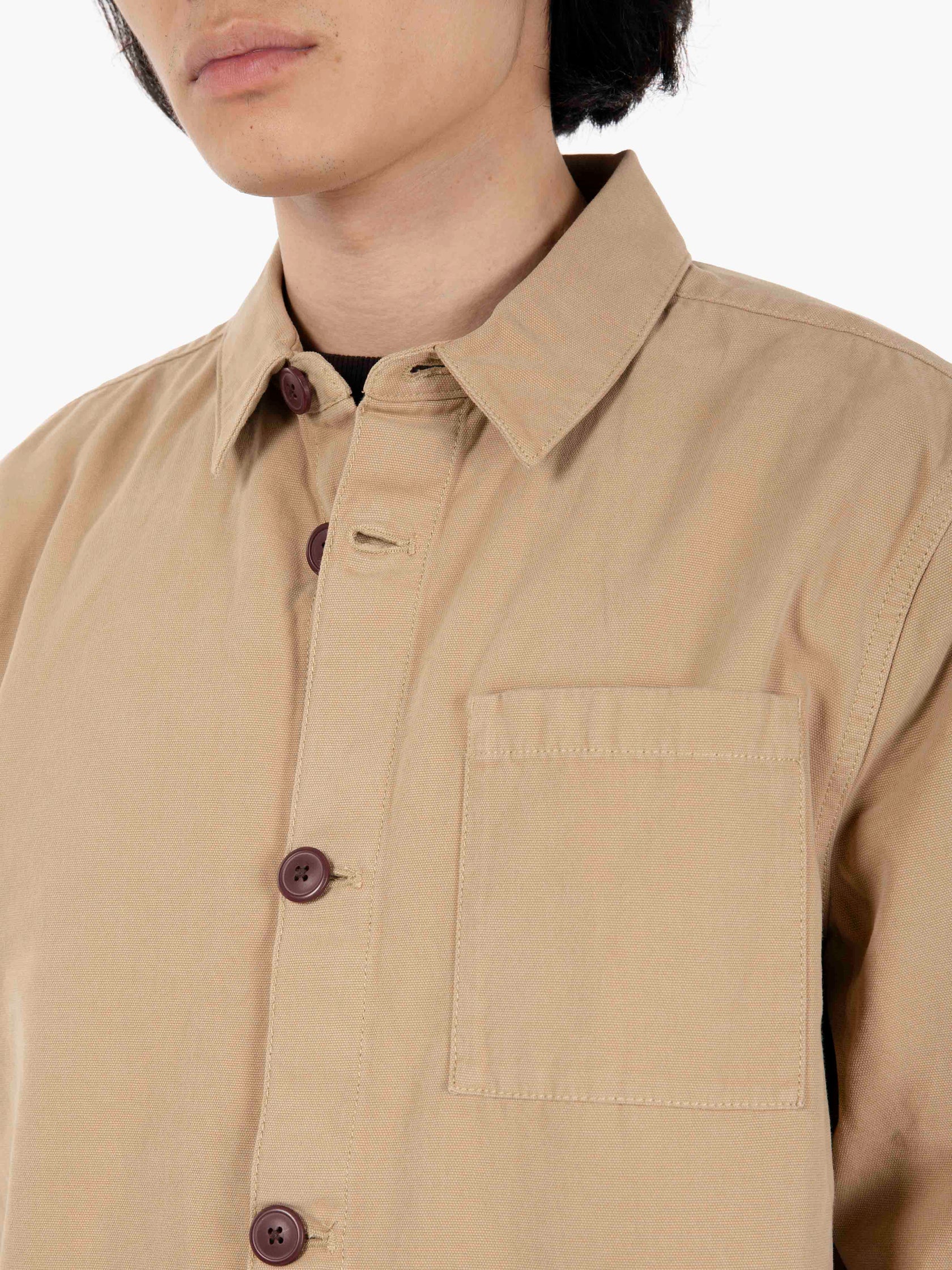 Overshirt Washed Cotton washed stone overshirt