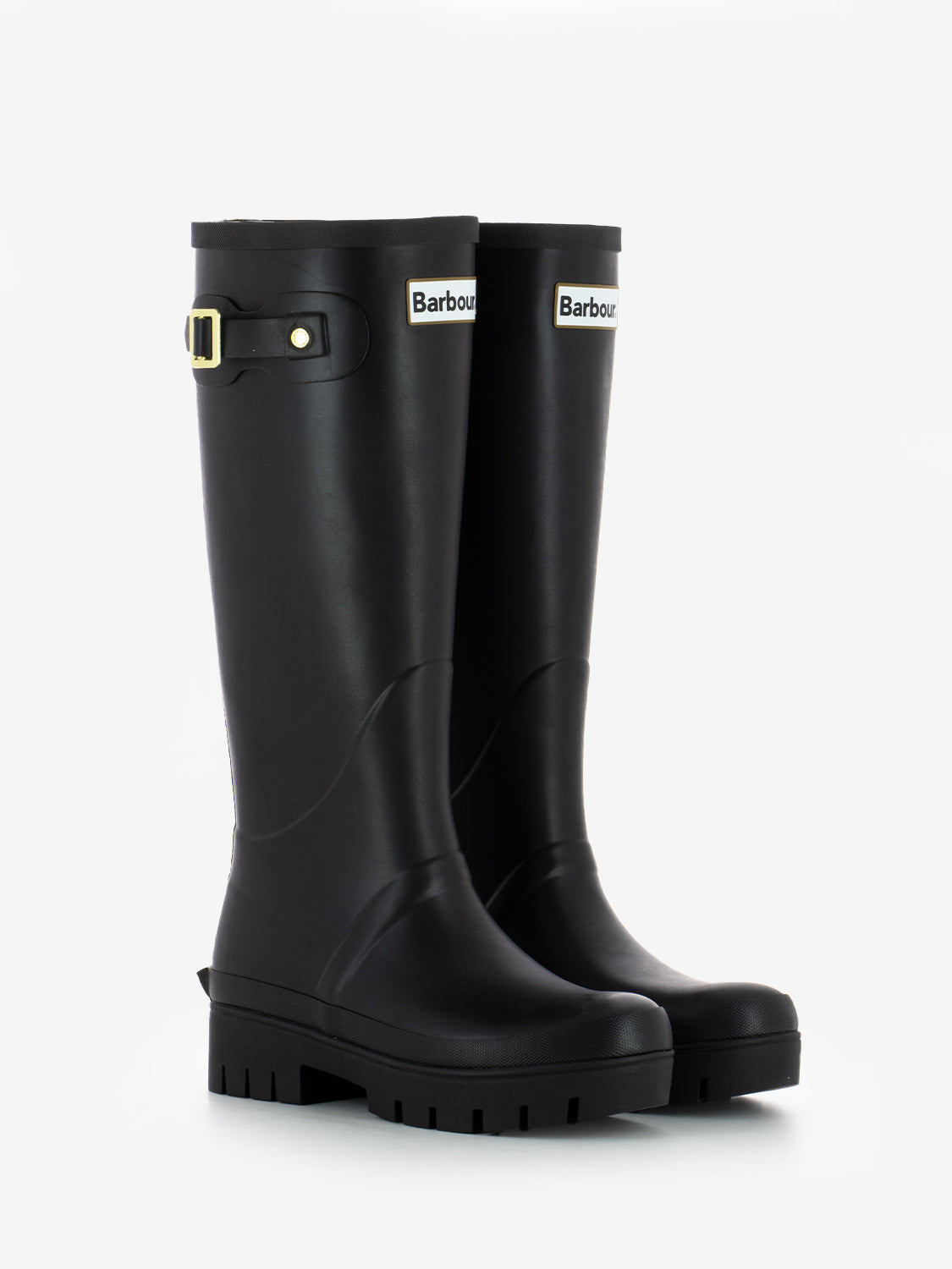 Snowdon tall welly boot in black