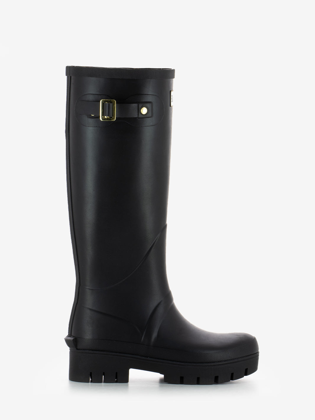Snowdon tall welly boot in black