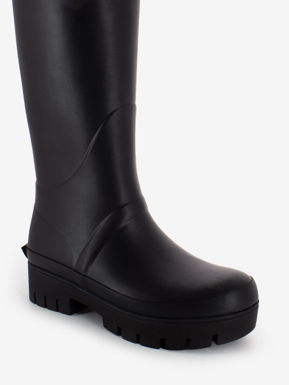 Snowdon tall welly boot in black