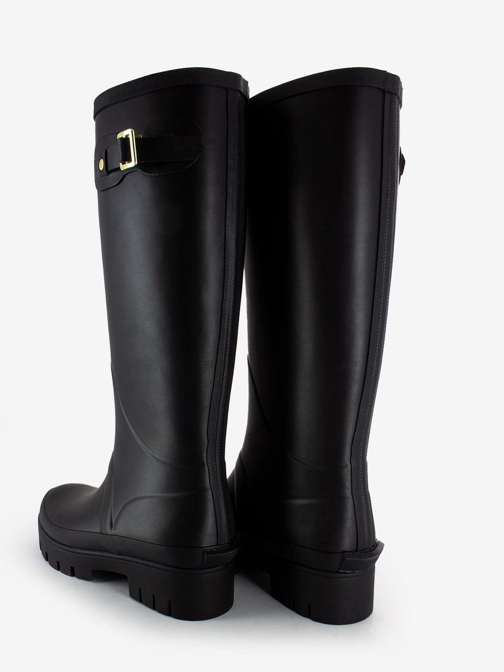 Snowdon tall welly boot in black