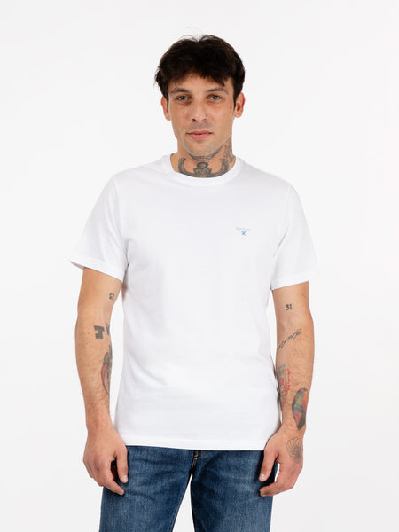 T-shirt logo lettering white