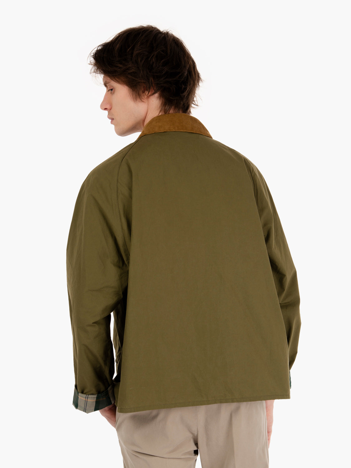 Transport casual jacket dusky green