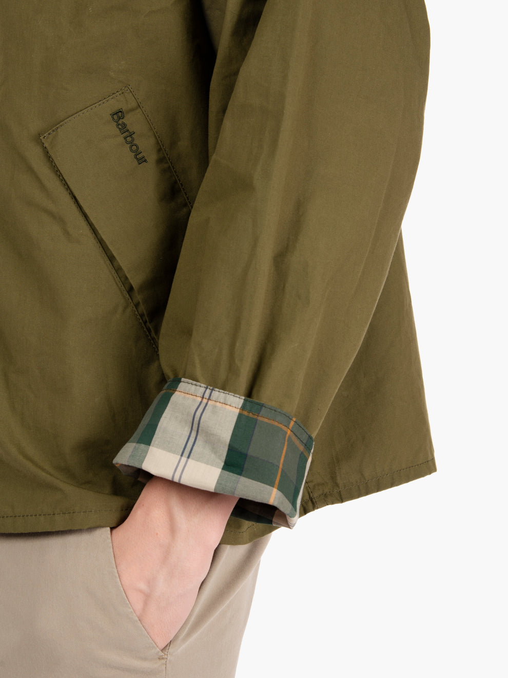 Transport casual jacket dusky green