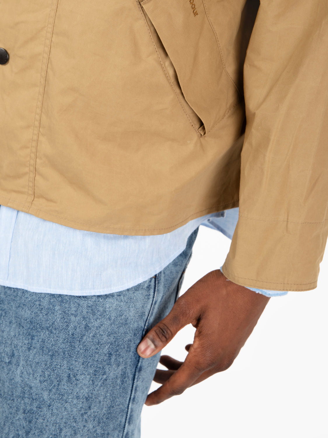 Transport casual jacket golden khaki