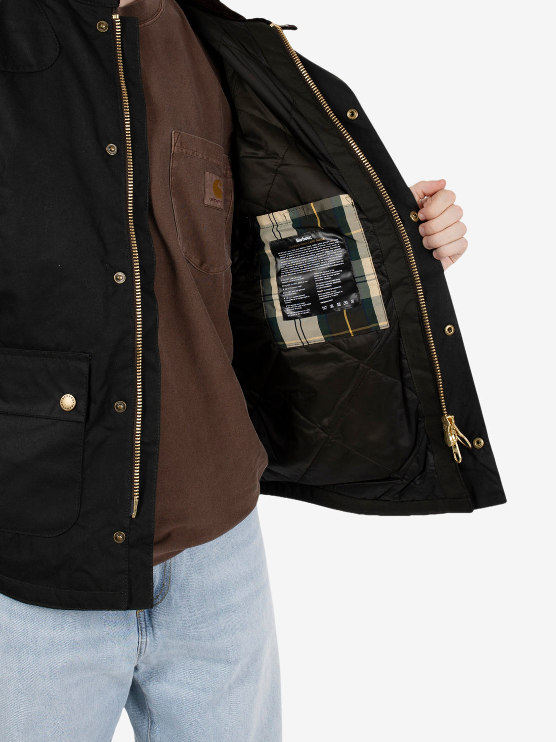 Wax Reelin jacket sage