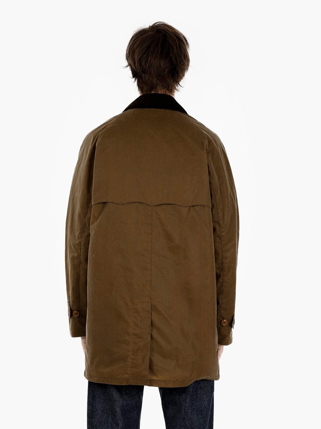 Wax trench coat tan