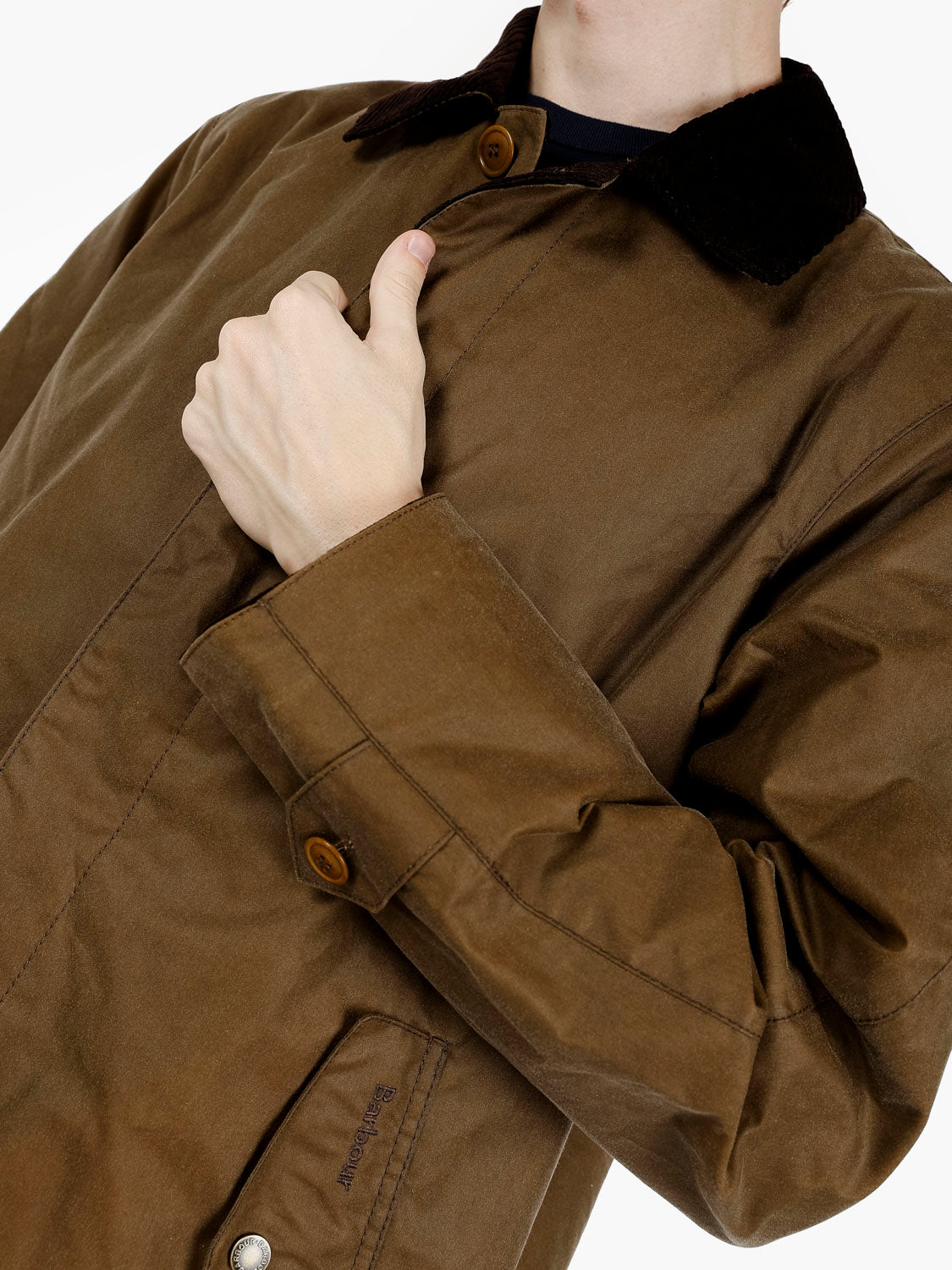 Wax trench coat tan