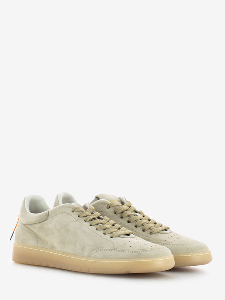 Sneakers camoscio morbido vintage avorio